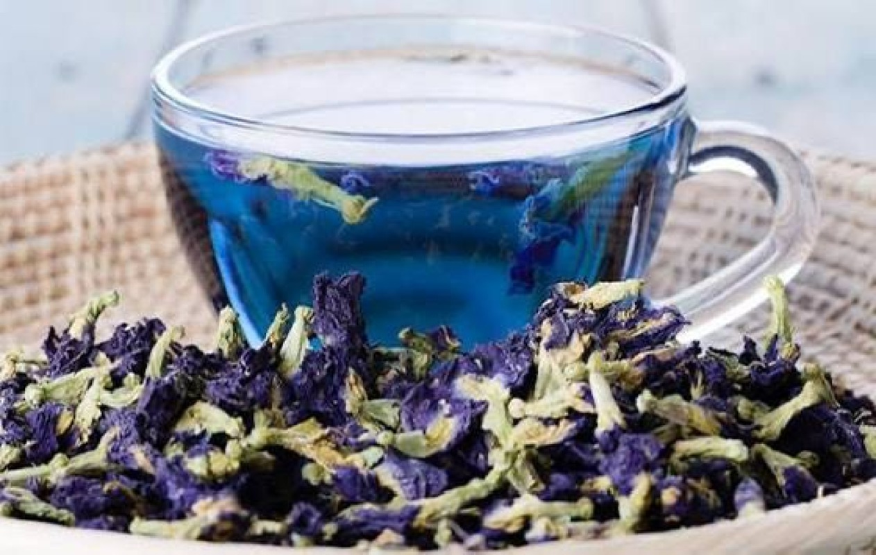 Teh Bunga Telang Lemon